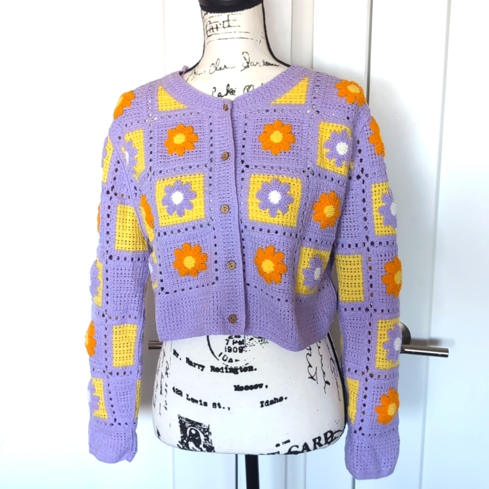 NEW Croquet Floral Sweater